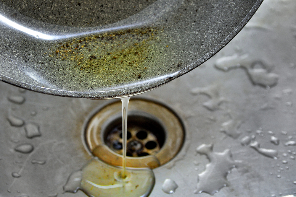 You Should Never Pour Hot Oil Down Your Sink Drain